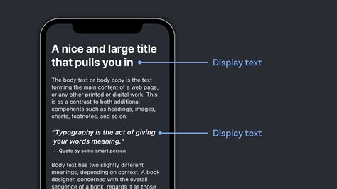 a display|display meaning in text.